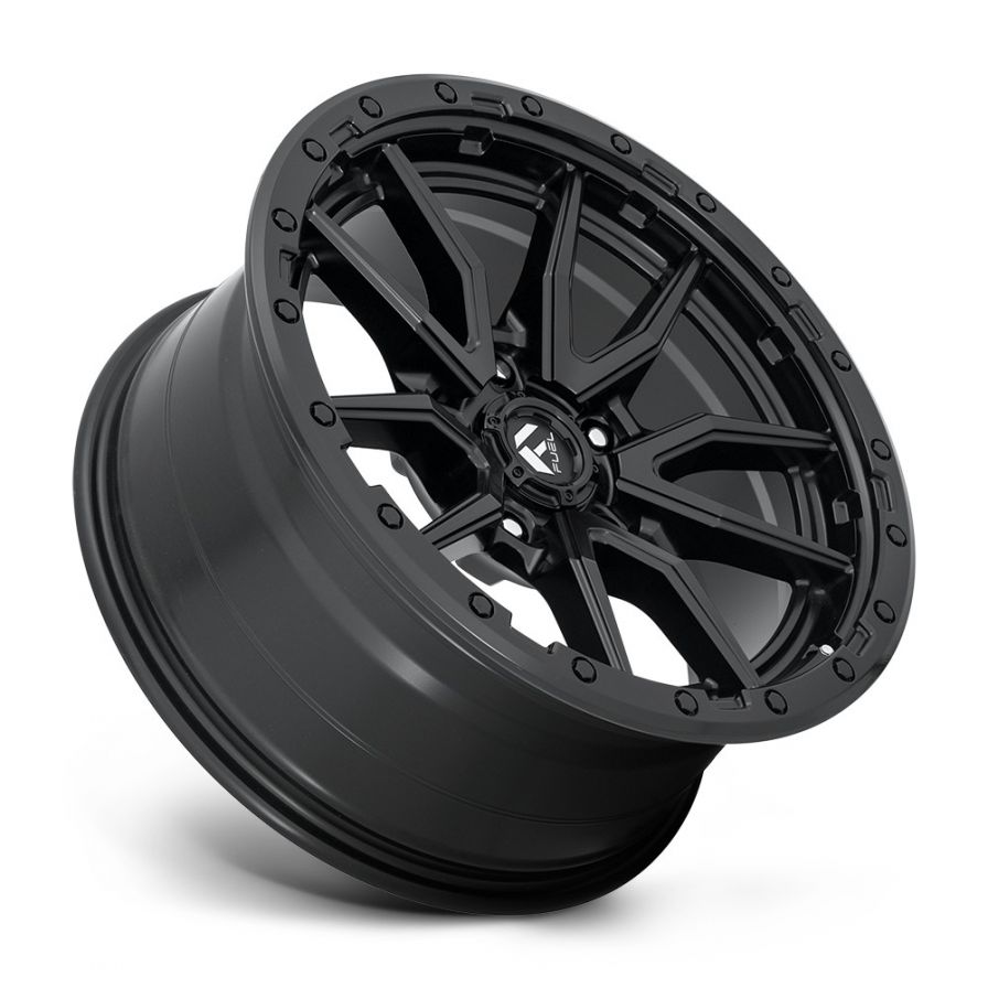 Fuel Wheels<br>Rebel Matte Black (17x9)